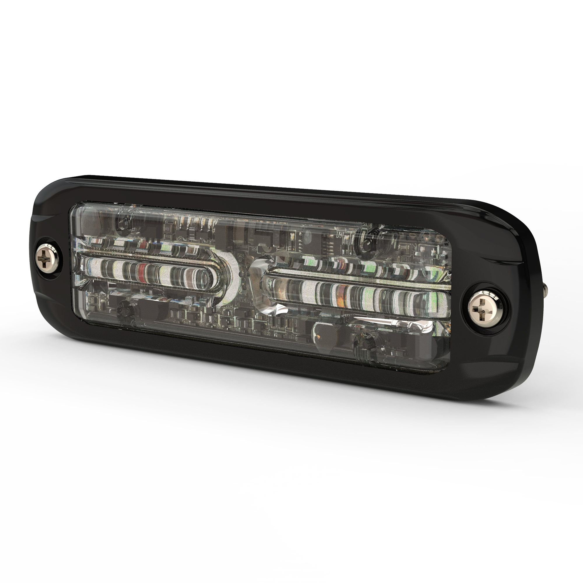 ECCO, Directional Warning Light: Dual-color blue/white, Light Type LED, Lens Color Clear, Included (qty.) 1 Model# ED3802BW